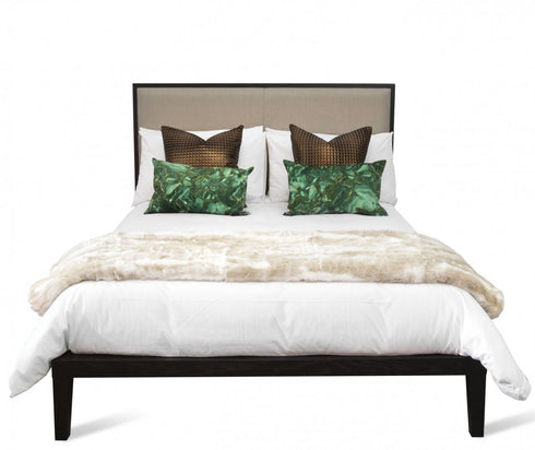 Orchid Beds in Wenge with Beige Fabric